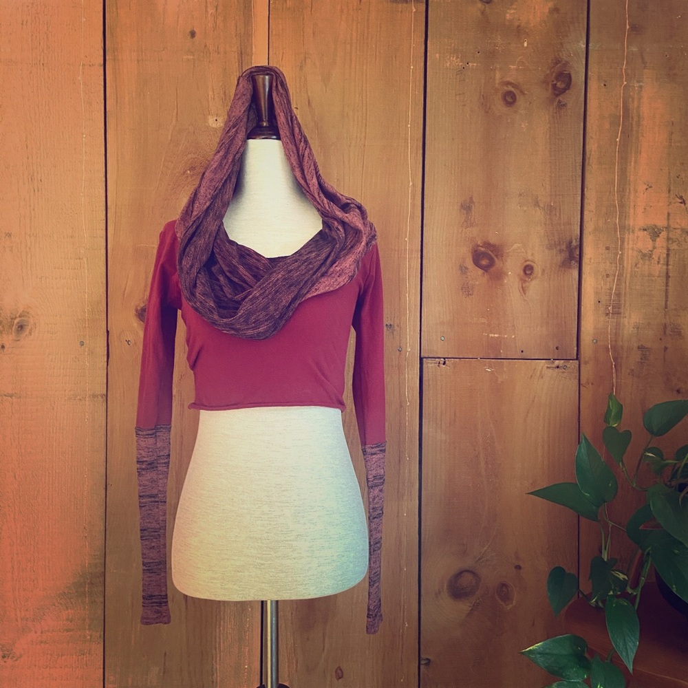 Elven Forest Turtleneck Crop Top (S)